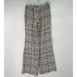 Joie Black and White Wide Leg Pants